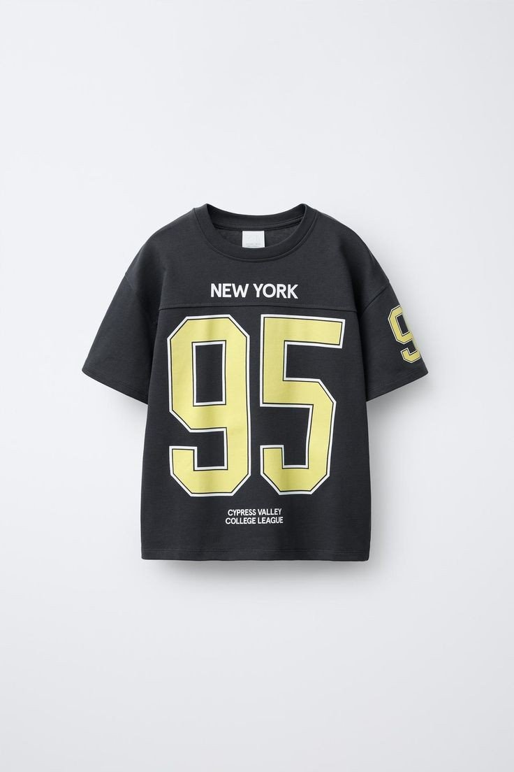 Kids' Charcoal Grey "95" Cypress Valley College League Tee